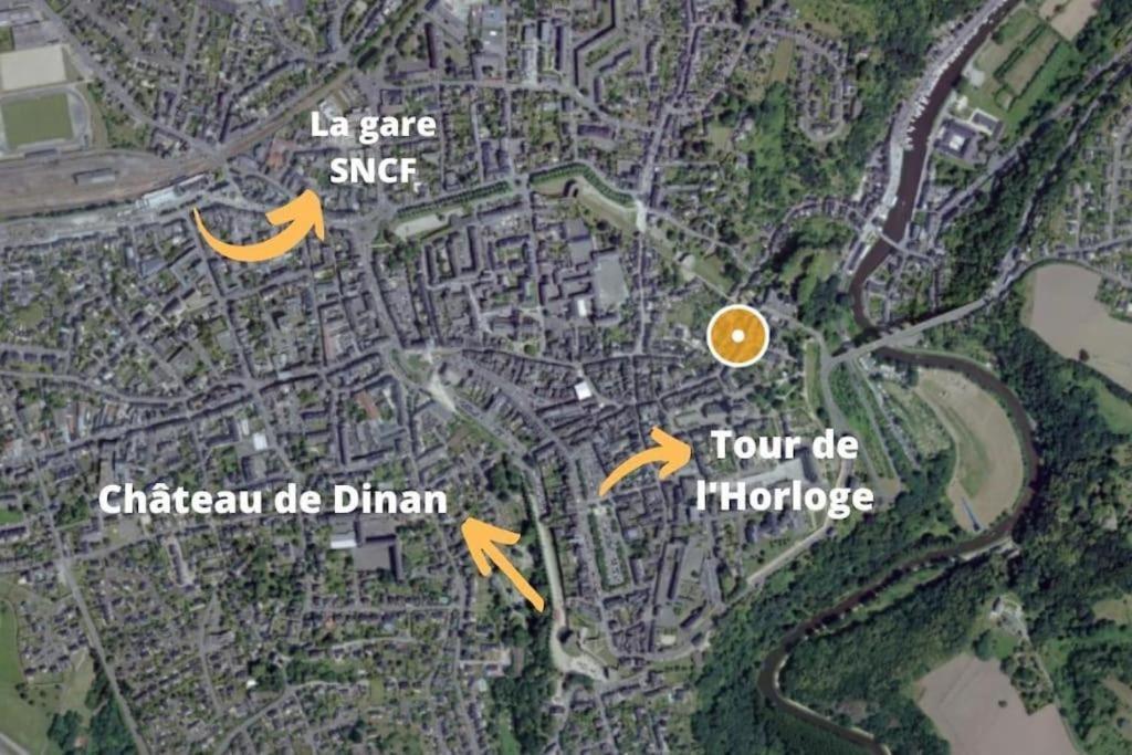 Apartamento L'Horloge Dinan Exterior foto