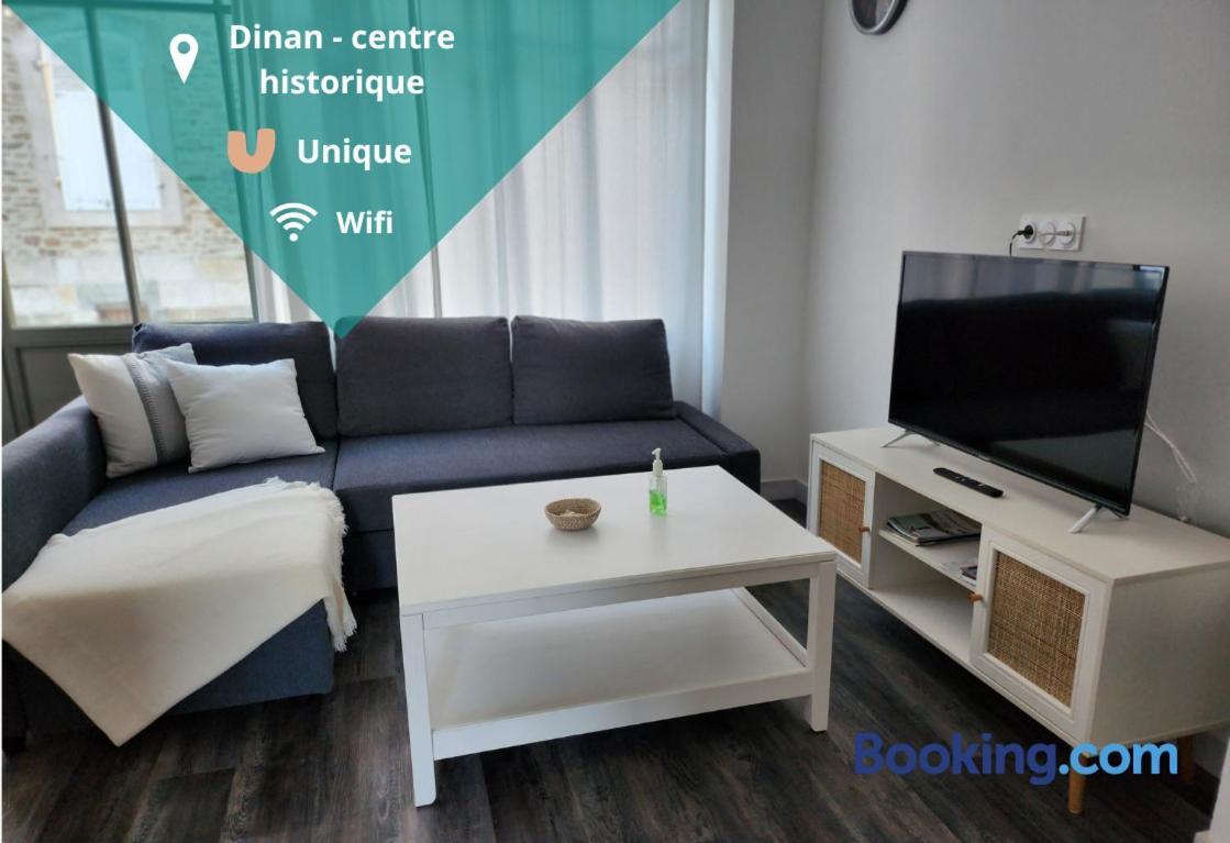 Apartamento L'Horloge Dinan Exterior foto